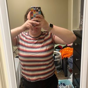 american eagle striped shirt